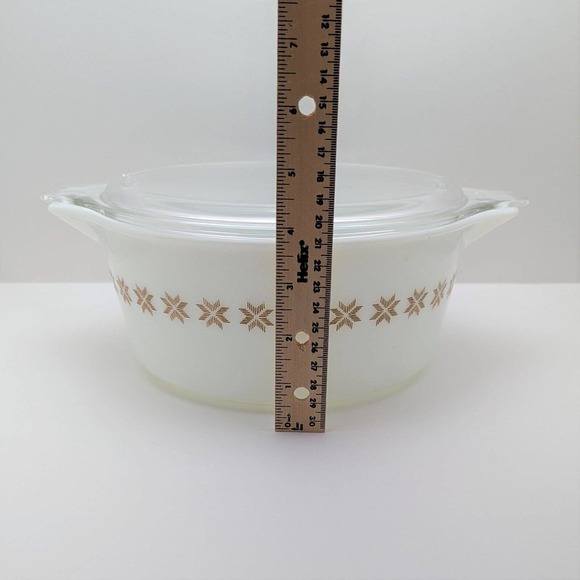 Vintage Pyrex Town And Country 475-B 2.5 Qt Casserole Baker With 475-C14 Lid - Picture 2 of 12
